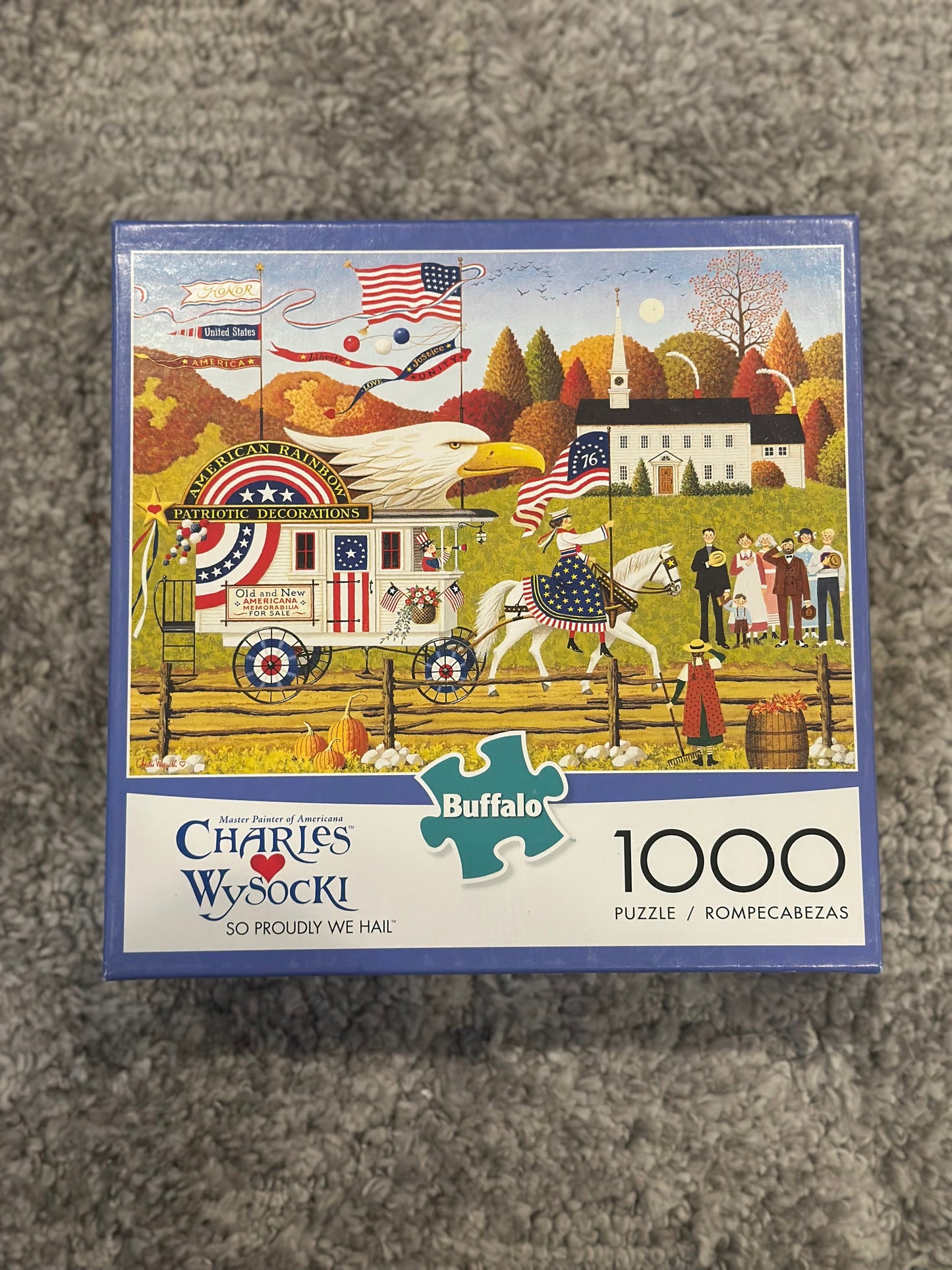 #16 Charles Wysocki - So Proudly We Hail 1000 Piece Puzzle