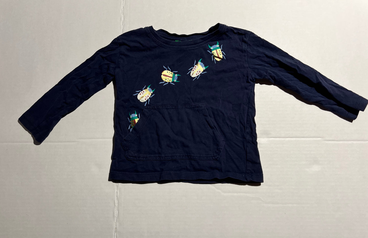 #98 Girls 24mo Dip Metallic Insect Shirt