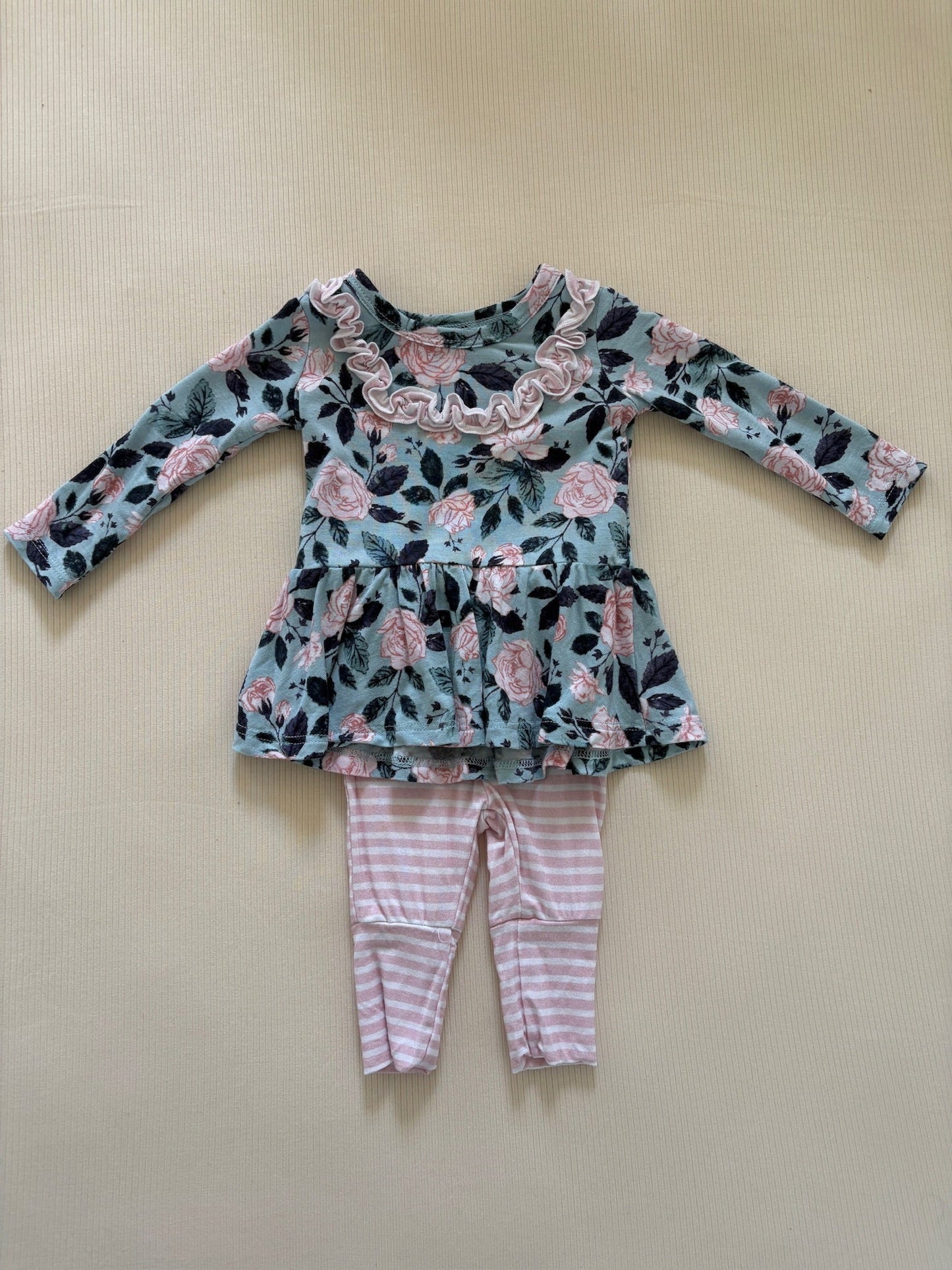 Seller #105 - NB Girls Laree + Co Floral Bamboo Set VGUC