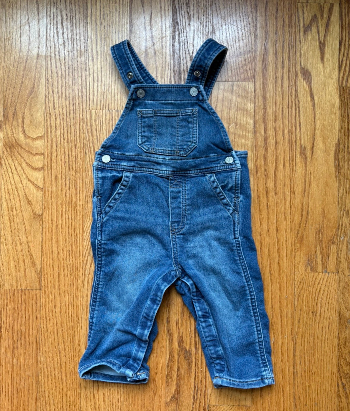 #22 Baby Gap denim overalls 12-18 months