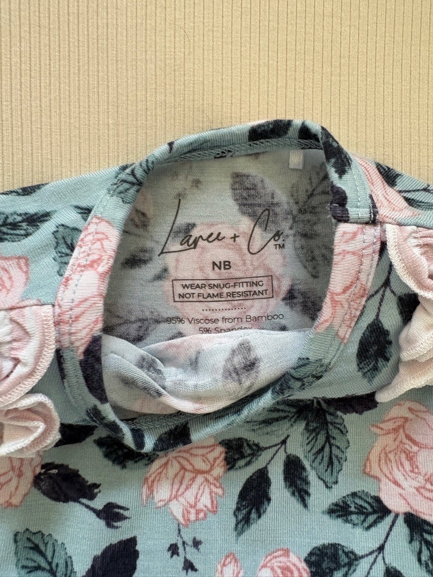 Seller #105 - NB Girls Laree + Co Floral Bamboo Set VGUC