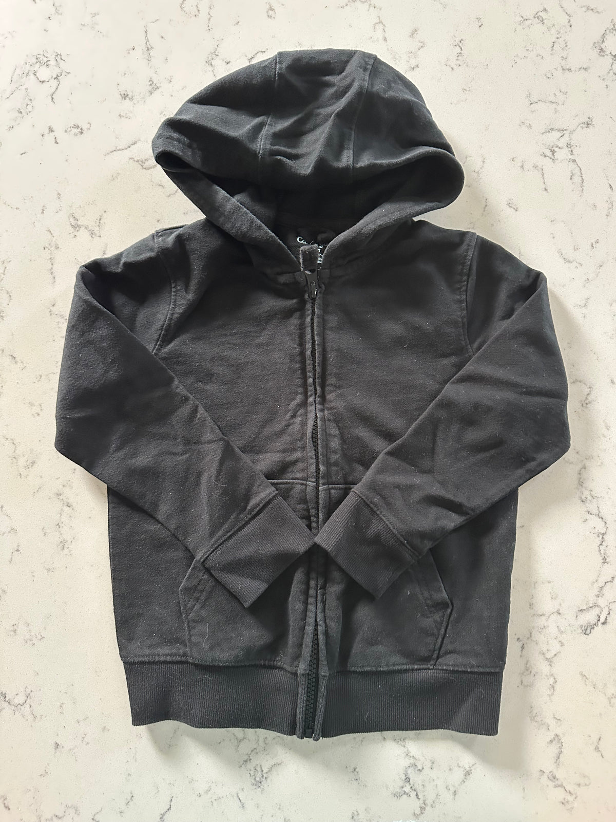 Seller 42, Cat & Jack Zip Hooded Sweatshirt, Black, Boys Size 5T