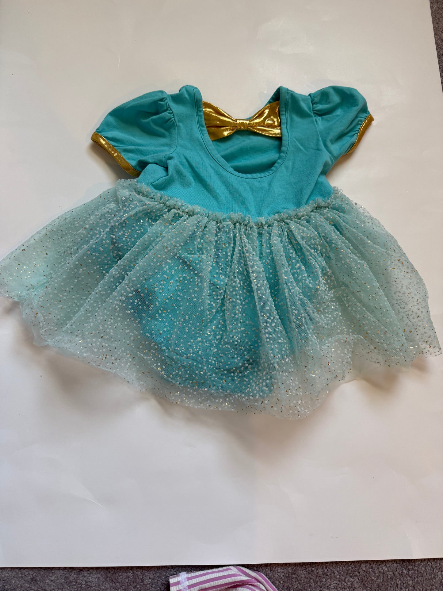 #116 Ruffle Butts princess jasmine dress girls 12-18 months