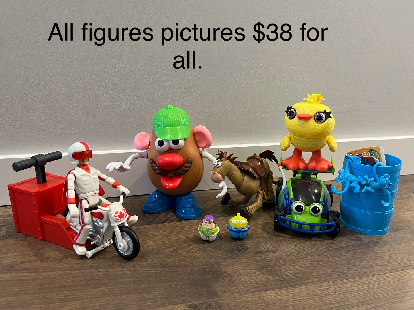 137 assorted Toy Story figures