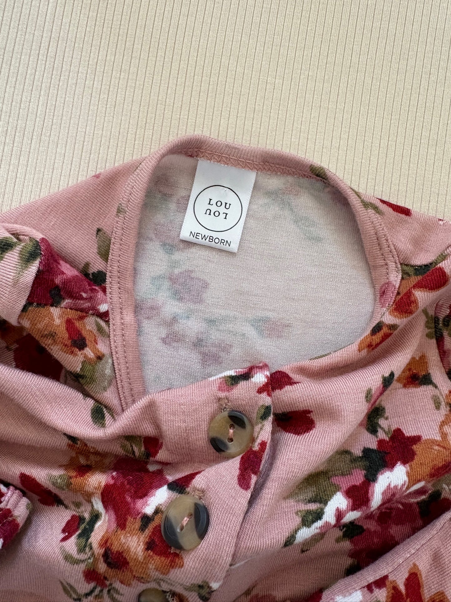 Seller #105 - NB - 3 Month Girls Lou Lou Floral Gown VGUC