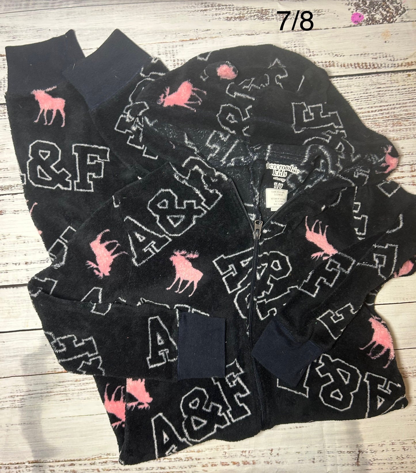 seller #62 Abercrombie 7/8 one piece pajamas