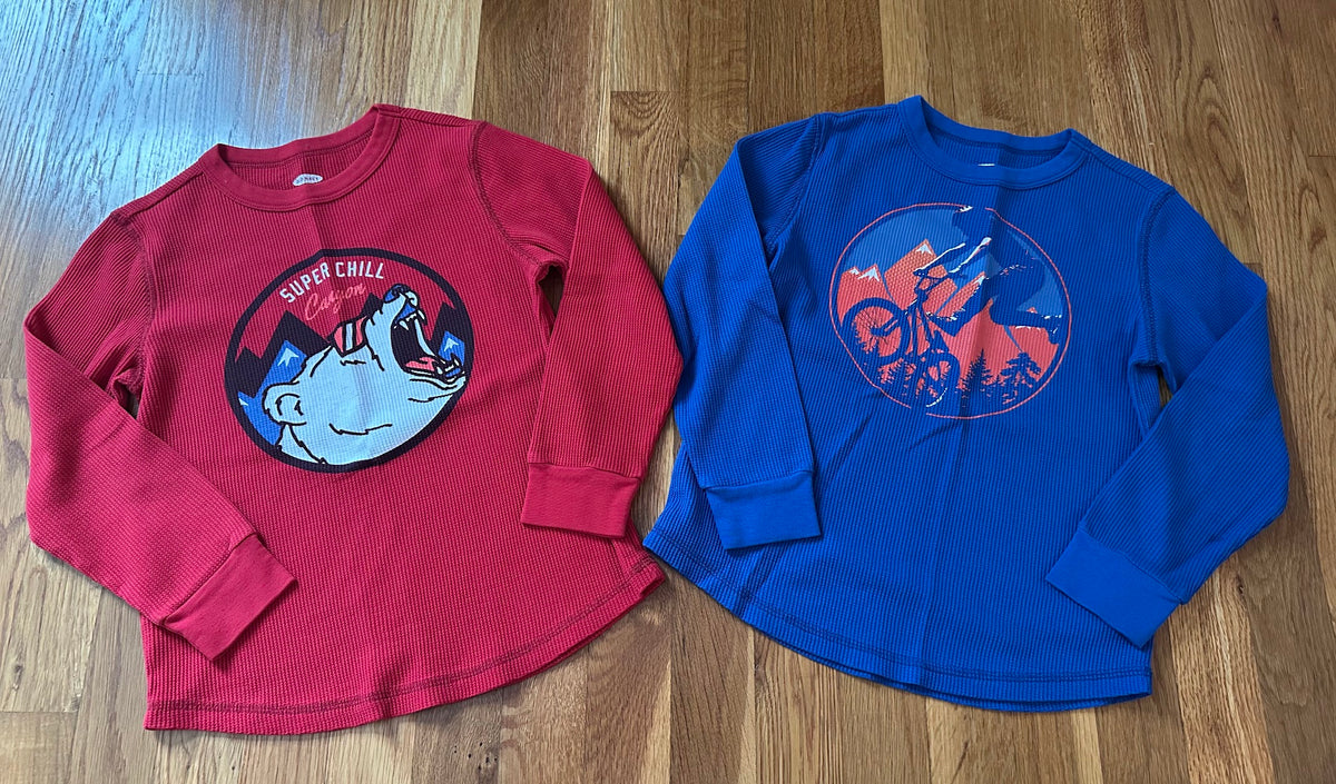 Seller #101 Old Navy boys size 6-7 small thermal long sleeves