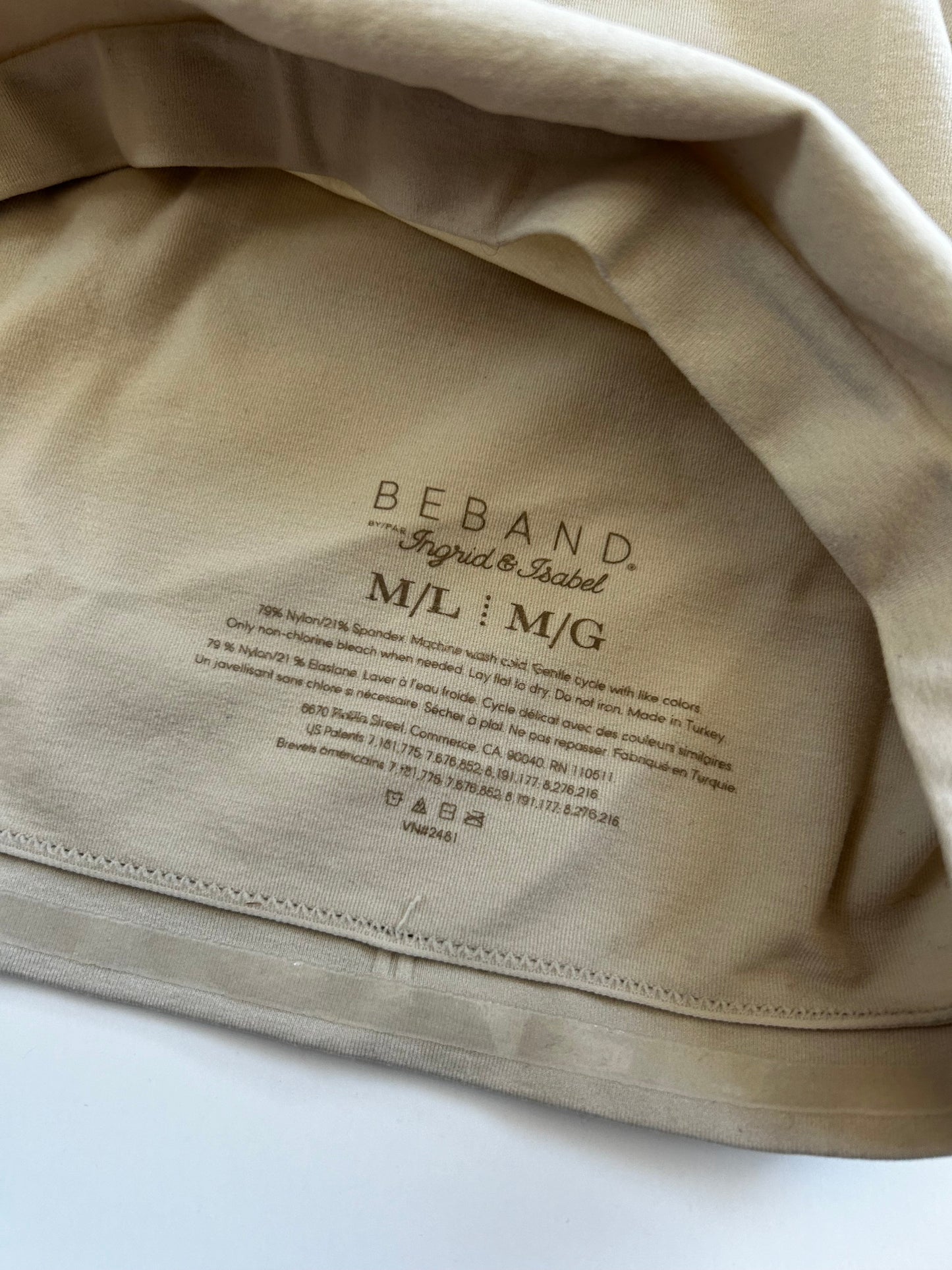 Seller #105 - Size Medium/Large Maternity Belly Band Bundle (Tan and Black) - Ingrid & Isabel