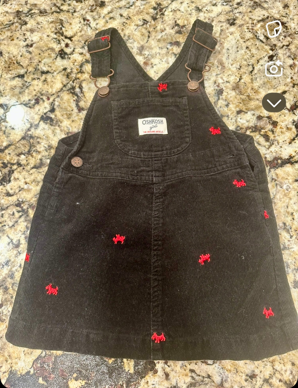 #24 24M corduroy overalls