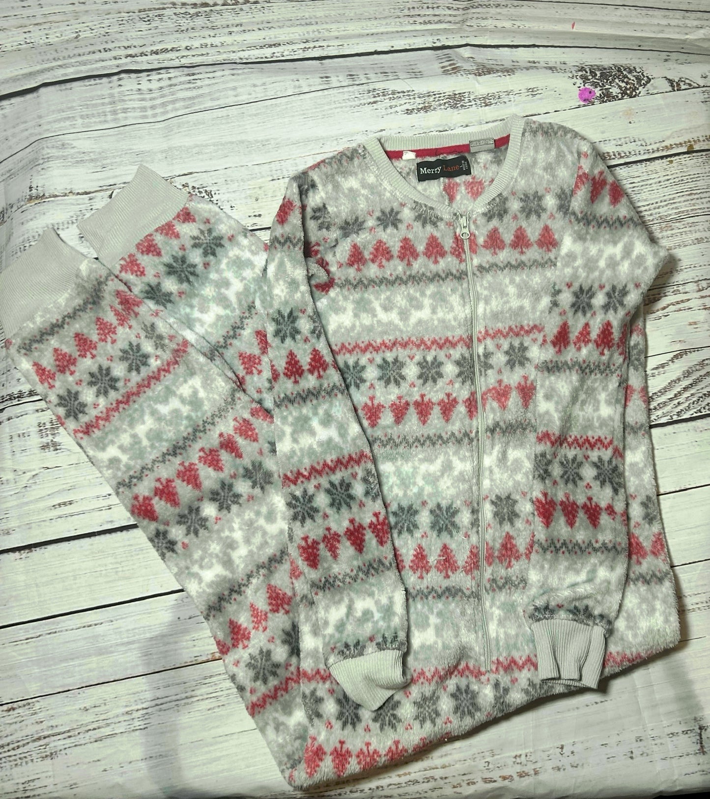 seller #62 girls large 1 piece pajama