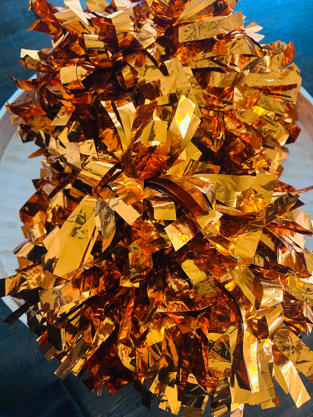 #15 Orange Poms from Ben-Gals Camp
