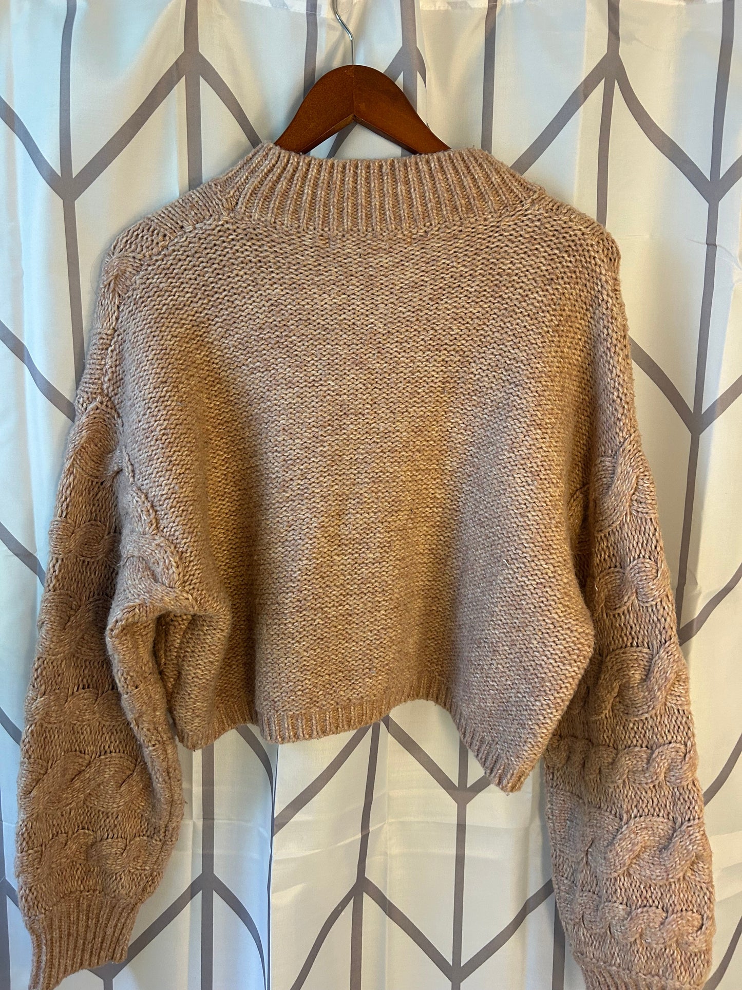 Seller #18 Reduced! Altar’d State pink Crop sweater women’s XL
