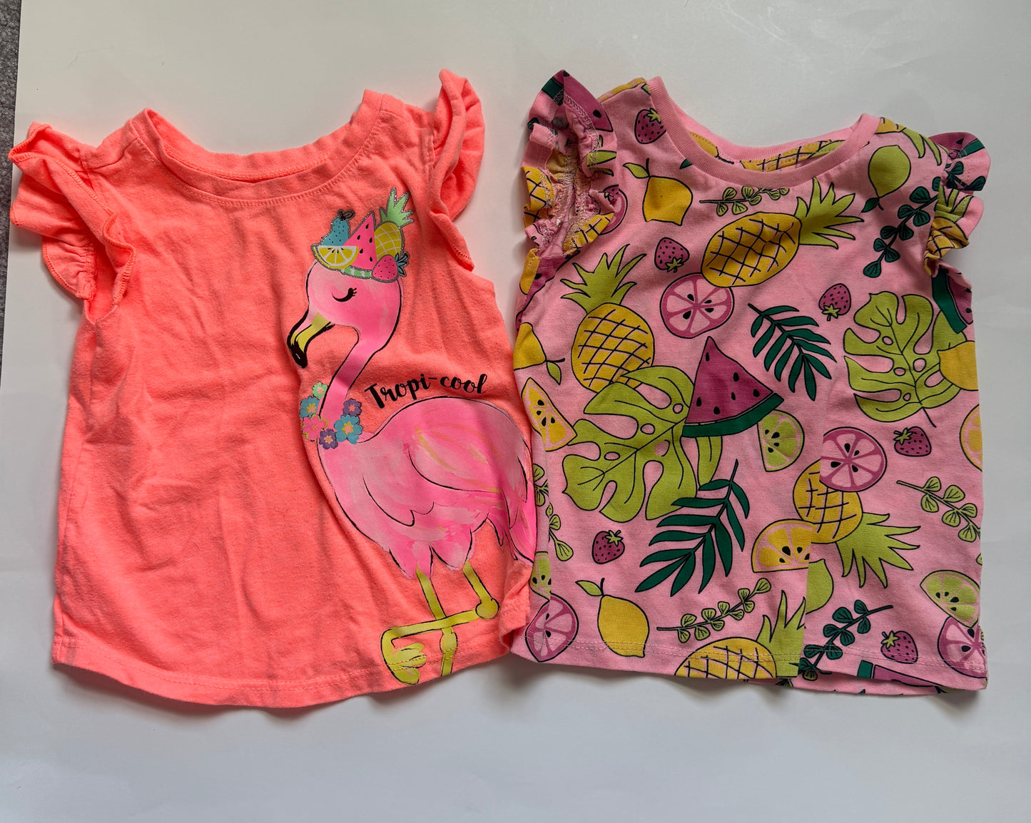 #116 Summer shirt bundle girls 12 months