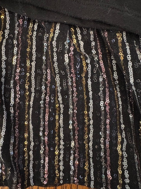 #36 Black Sequin Outfit 5t