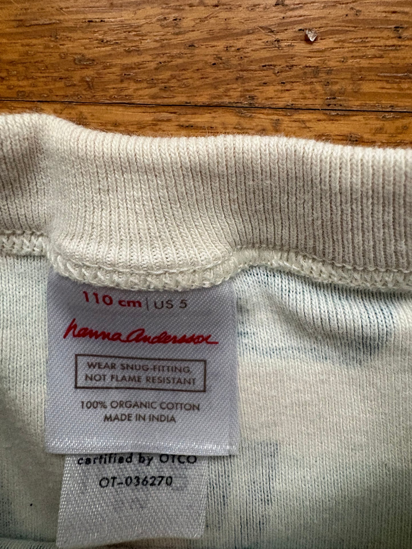 #116 Hanna Andersson Boys 5 Recycle truck pajamas
