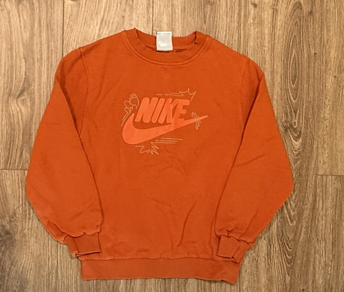 Seller #100 Boys Medium Nike Orange Sweatshirt