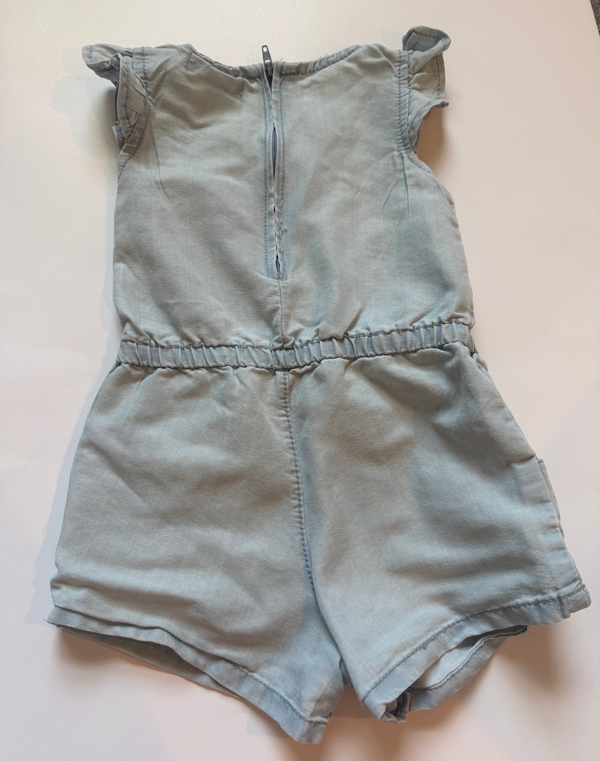 #116 Kensie denim romper girls 18 months