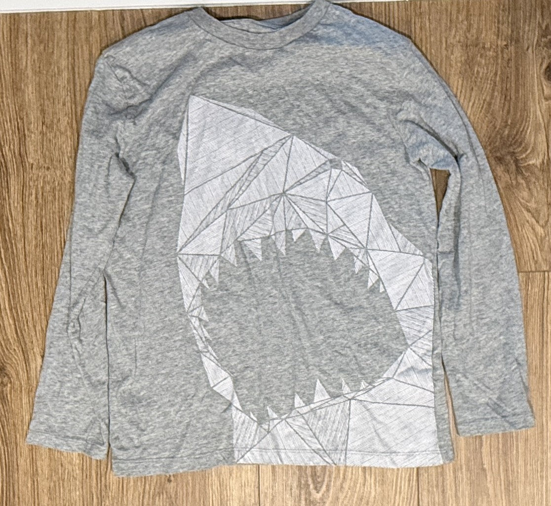 Seller #100 Boys Size L 10/12 Children's Place Geometric Shark Shirt