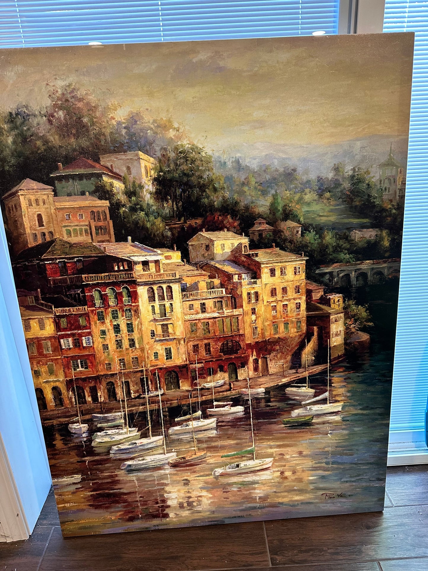 #133 ZGallerie 36x48 inch Italy Scene Wall Art