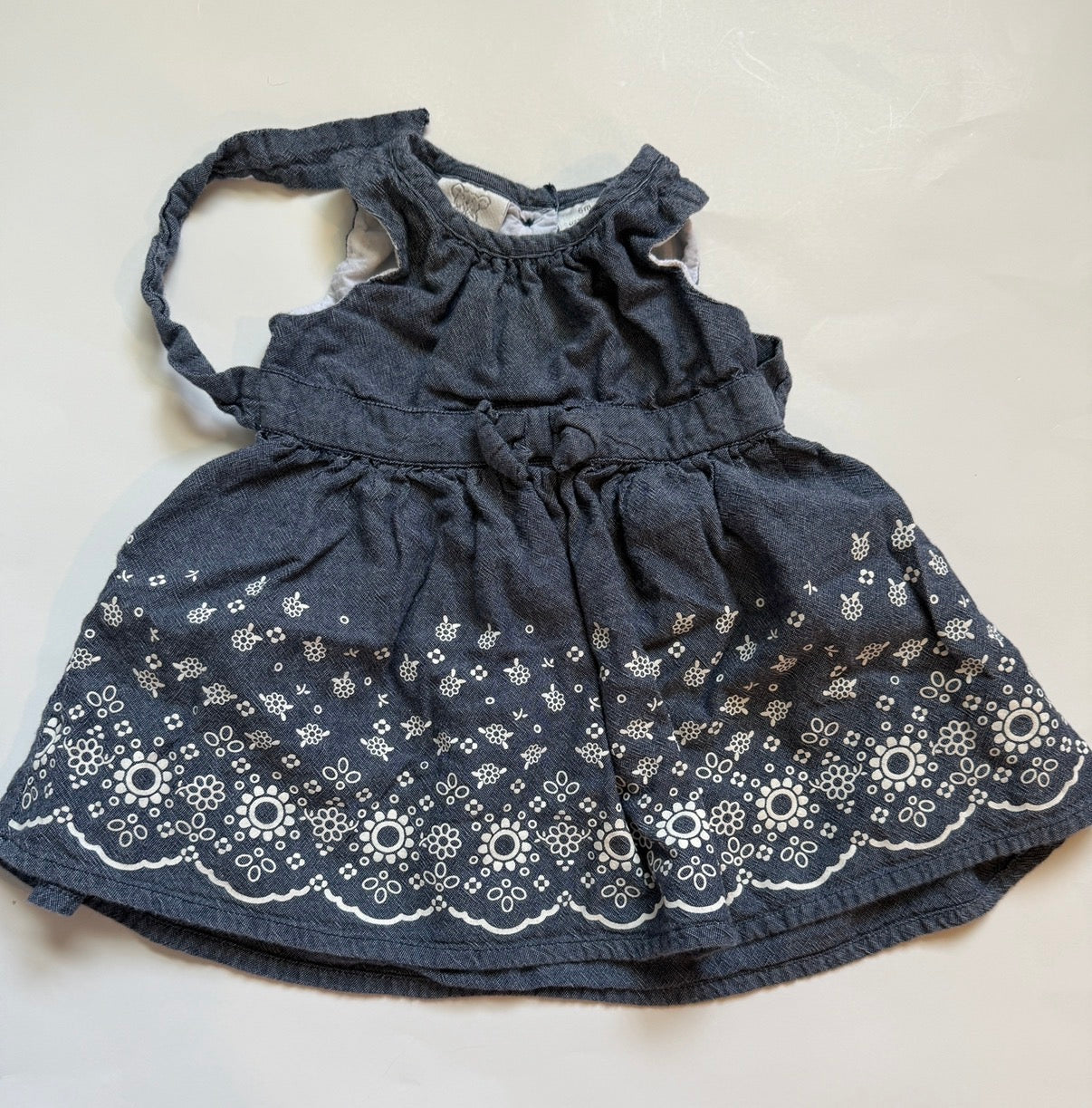 #116 Koala Kids denim dress girls 6 months