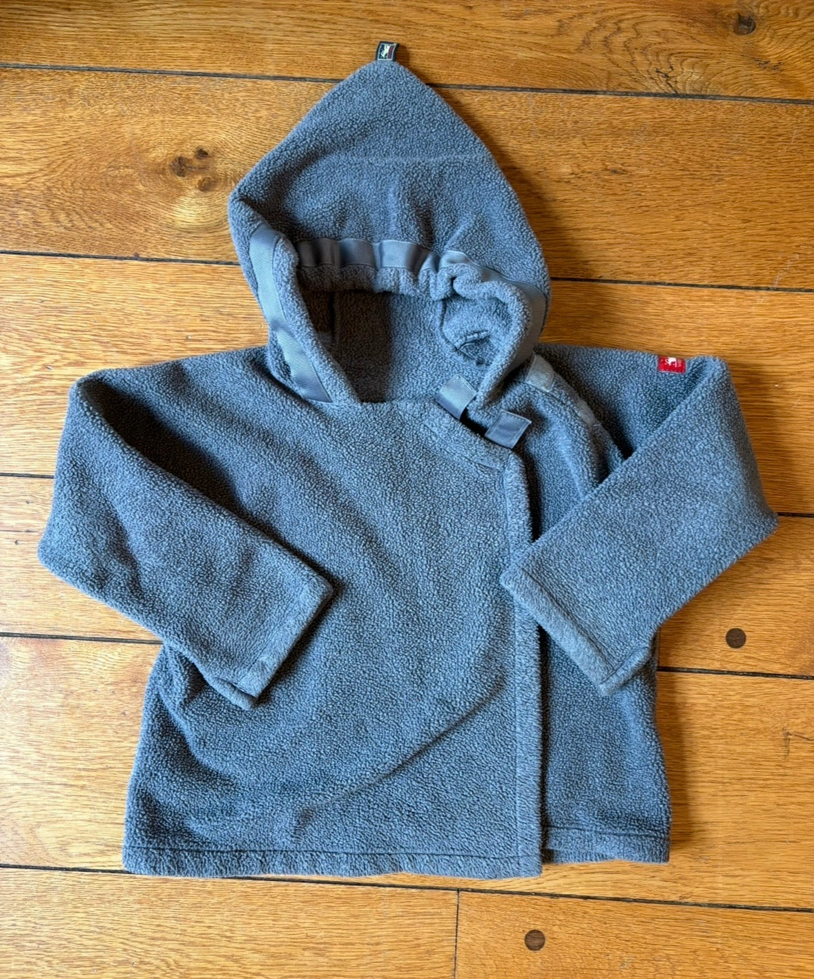 #22 Widgeon gray fleece coat jacket size 4t