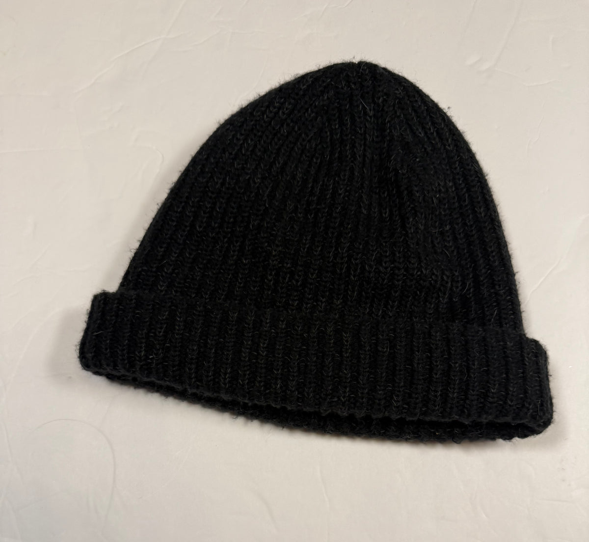 #141 kids lined black the north face logo cuffed beanie