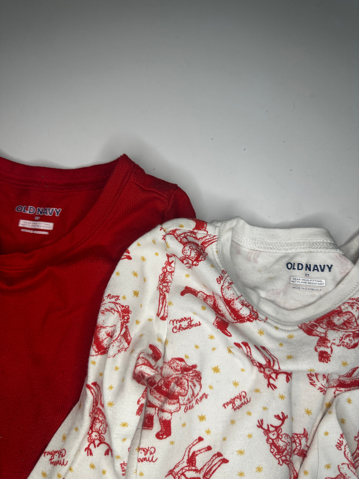 Seller #40 Old Navy boys 3T Christmas pajamas bundle
