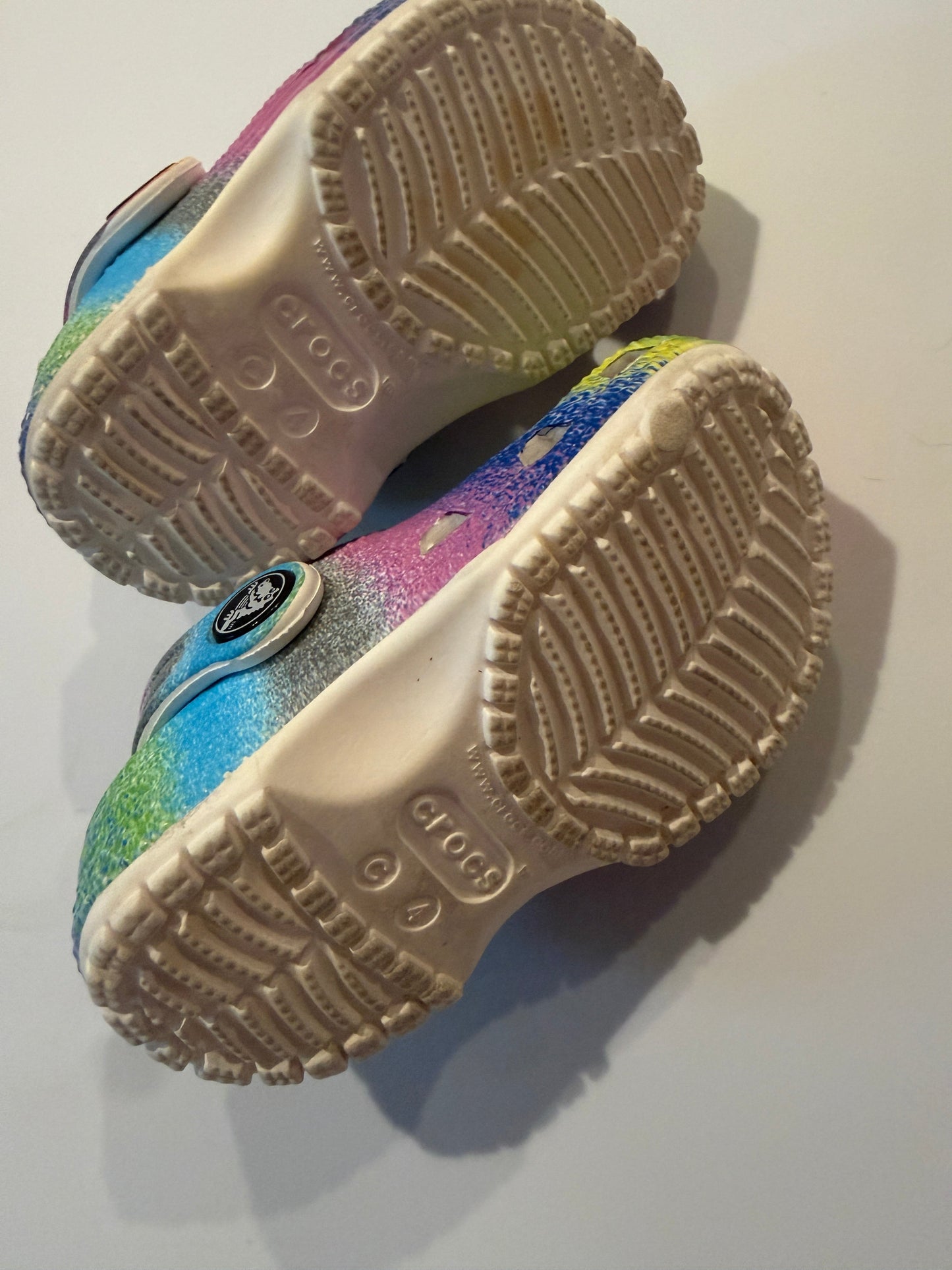 Croc tie dye gender neutral size c4