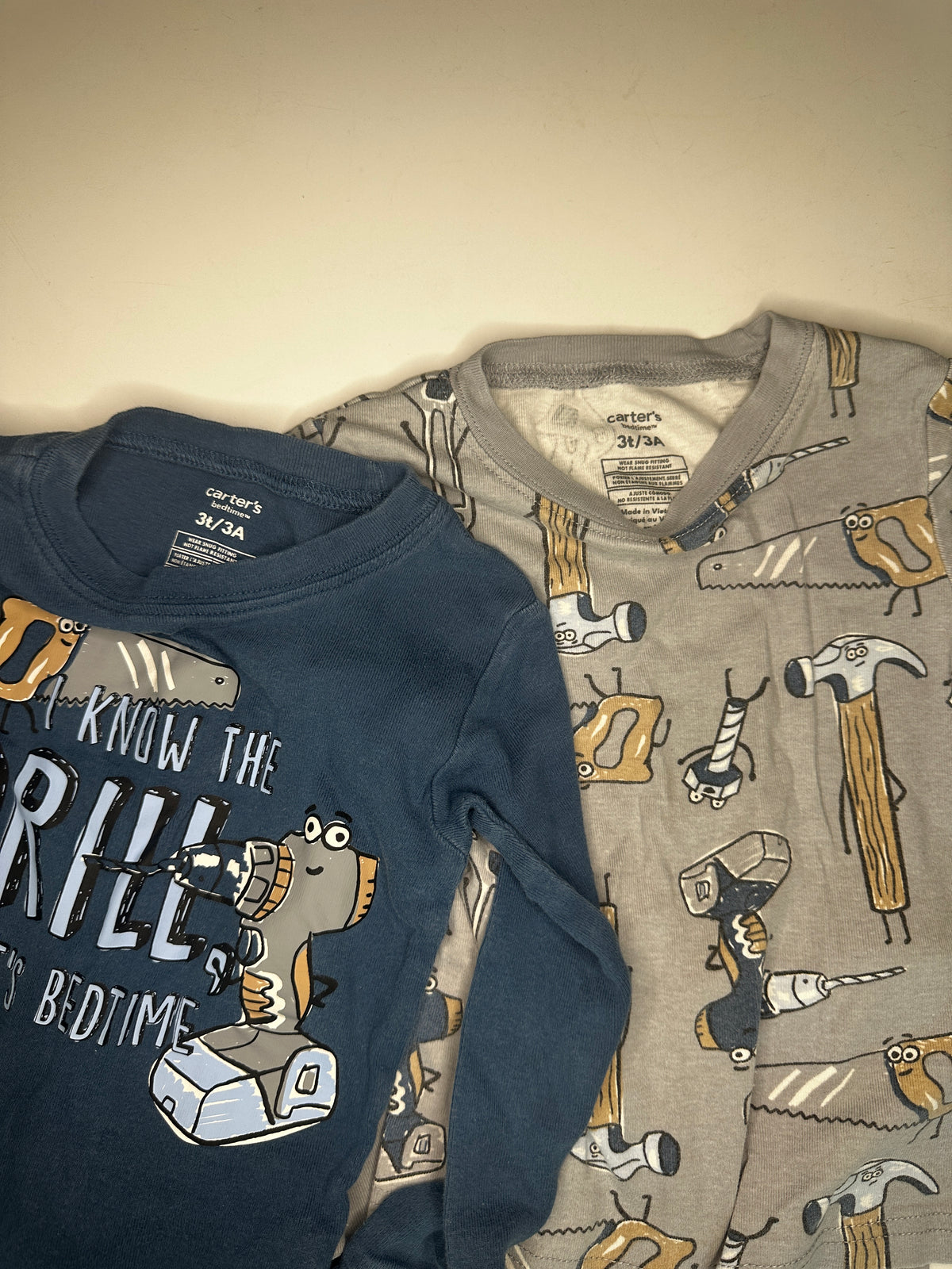 Seller #40 Carter;'s boys pajama bundle size 3T