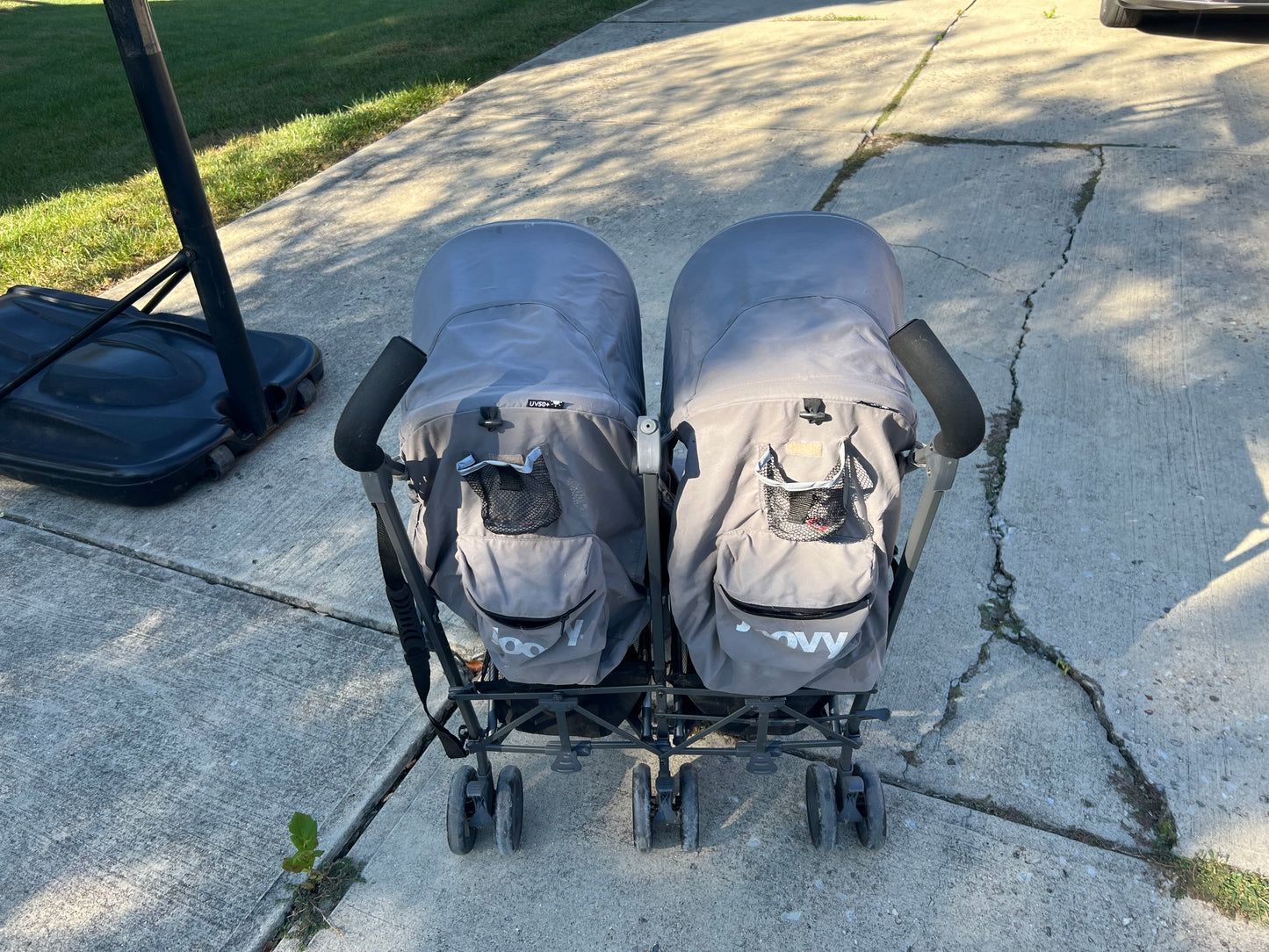 #24 joovy double stroller GREAT STROLLER. NEW PICS
