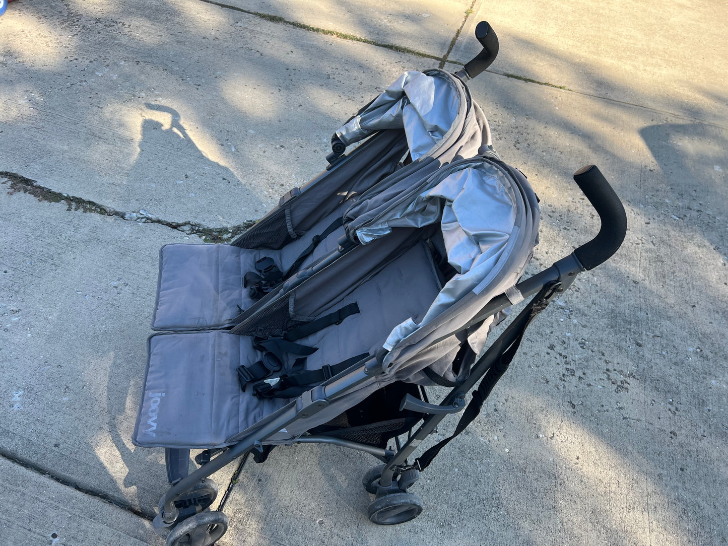 #24 joovy double stroller GREAT STROLLER. NEW PICS