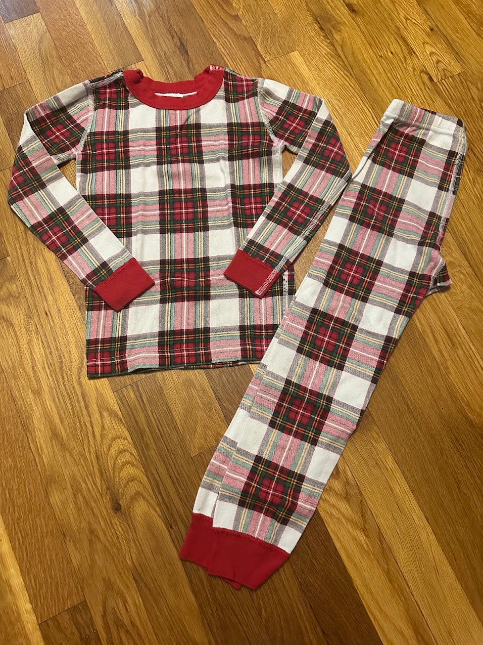 Seller #101 Hanna Andersson size 6-7 plaid pajamas