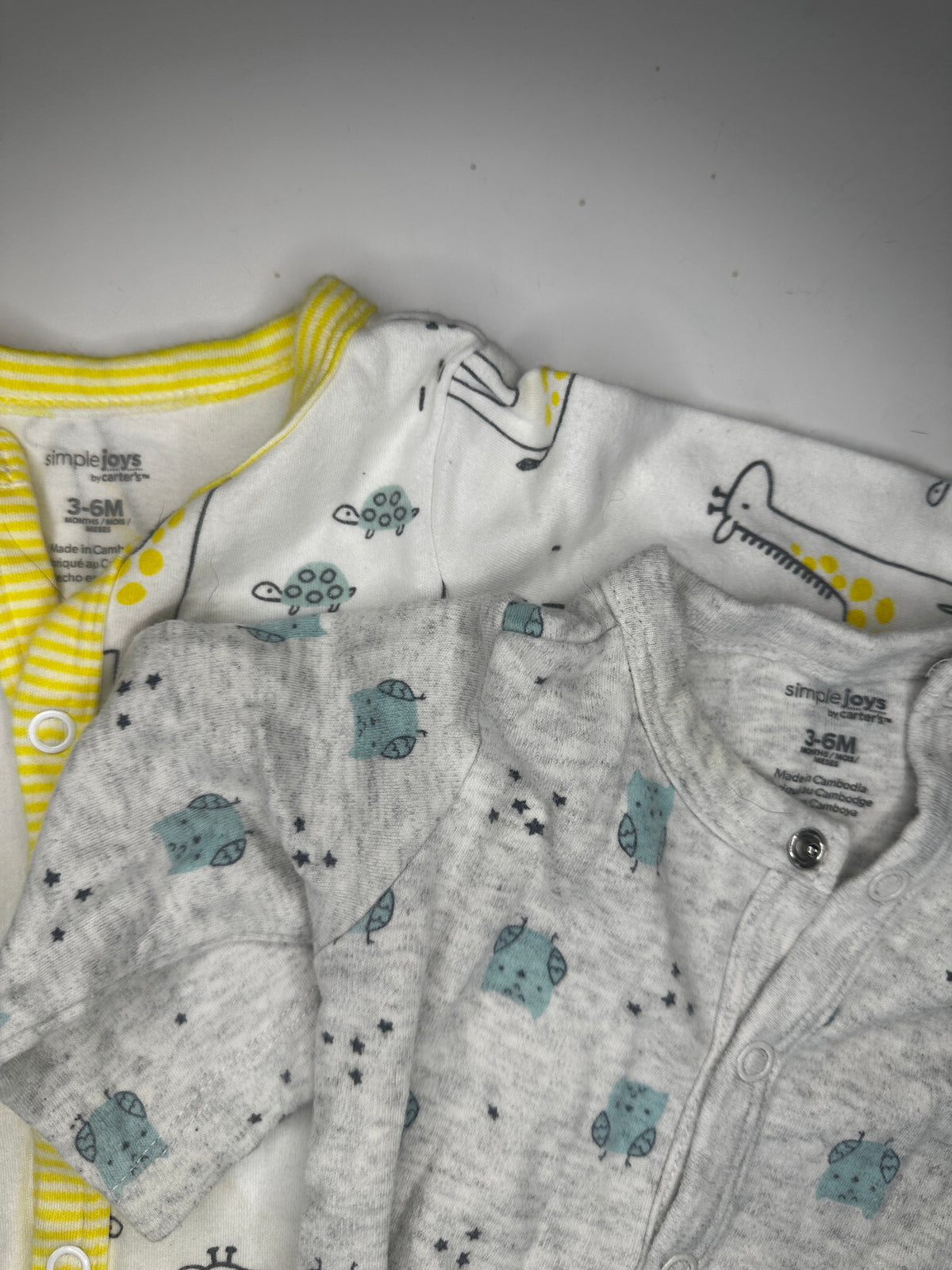 Seller #40 footie sleeper bundle size 3-6 month