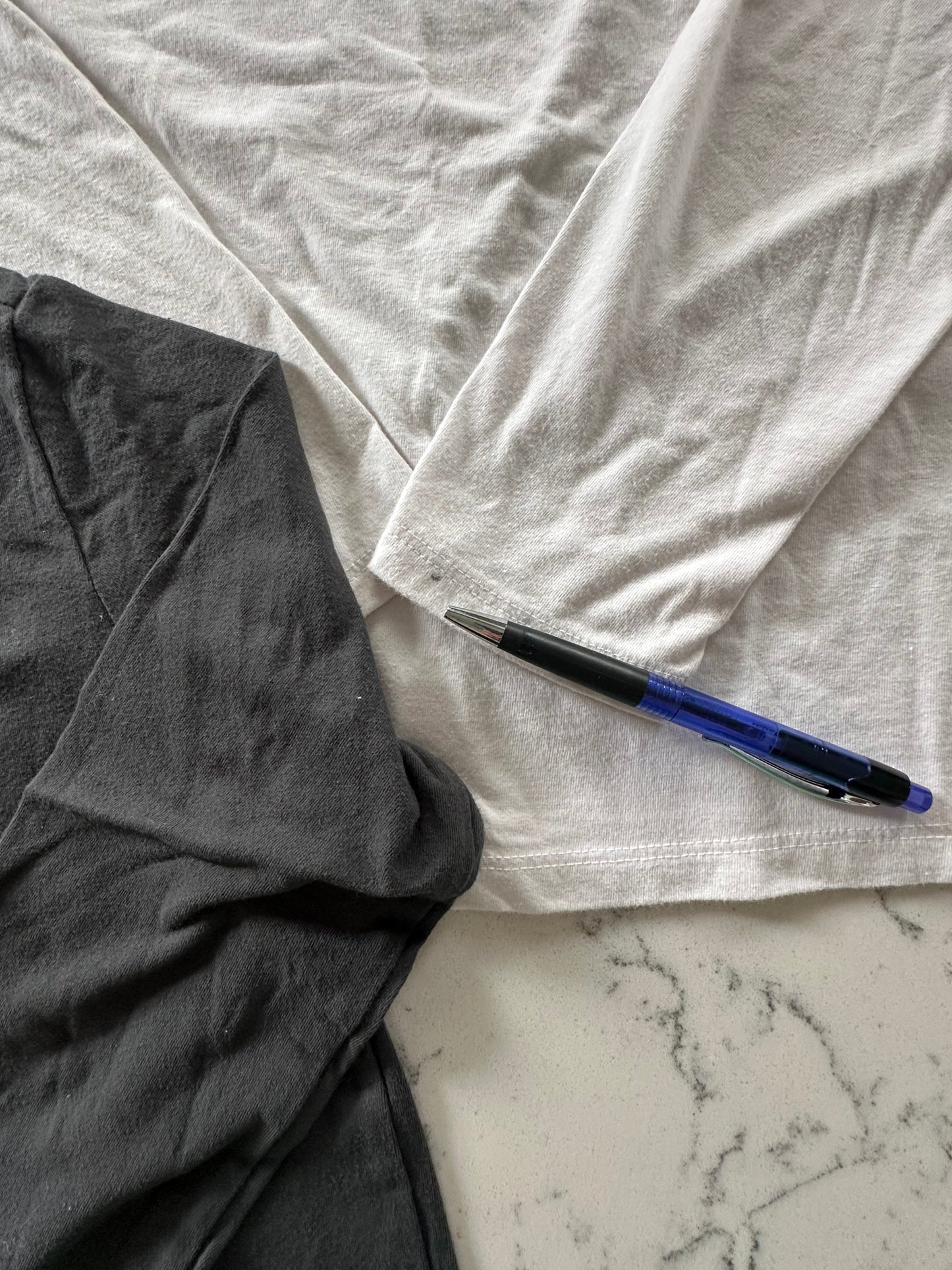 Cat & Jack / Place Cotton Long Sleeve Tees, Black / White / Gray, EUC, Boys Size 7/8