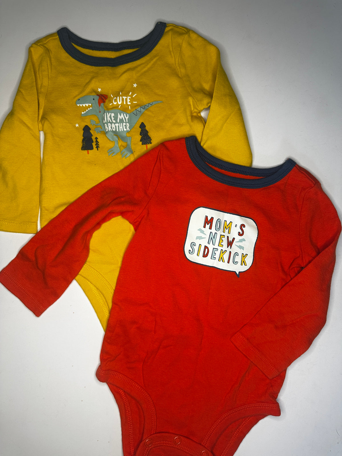 Seller #40 Carter's long-sleeve onesie bundle size 12 month
