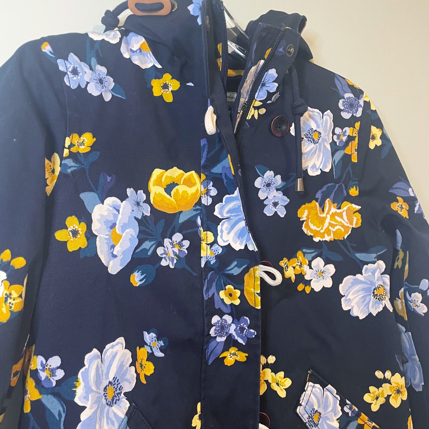 #118 | Size 2 | Joules Women's Floral Rain Coat