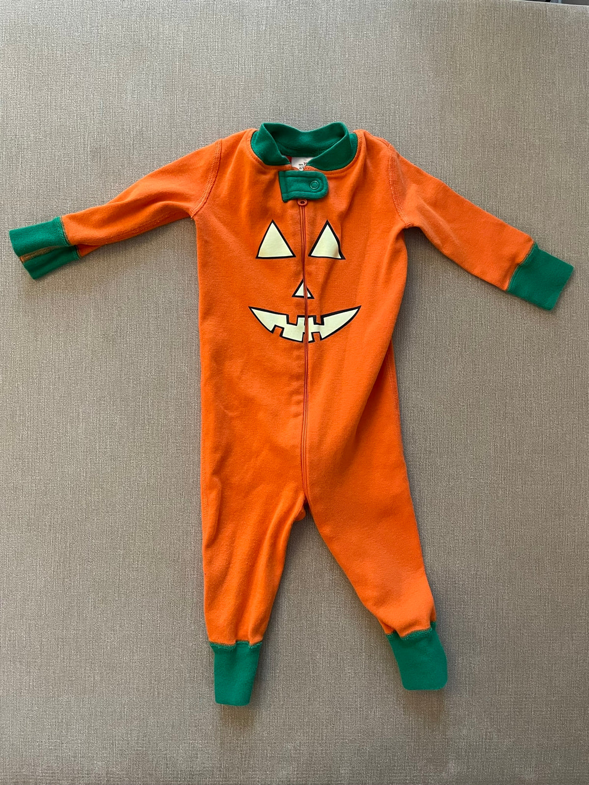 Seller #12 | Hanna Andersson | Gender Neutral | 100% Organic Cotton | Zipper, Footless Sleeper | EUC | Size 9-12 mos