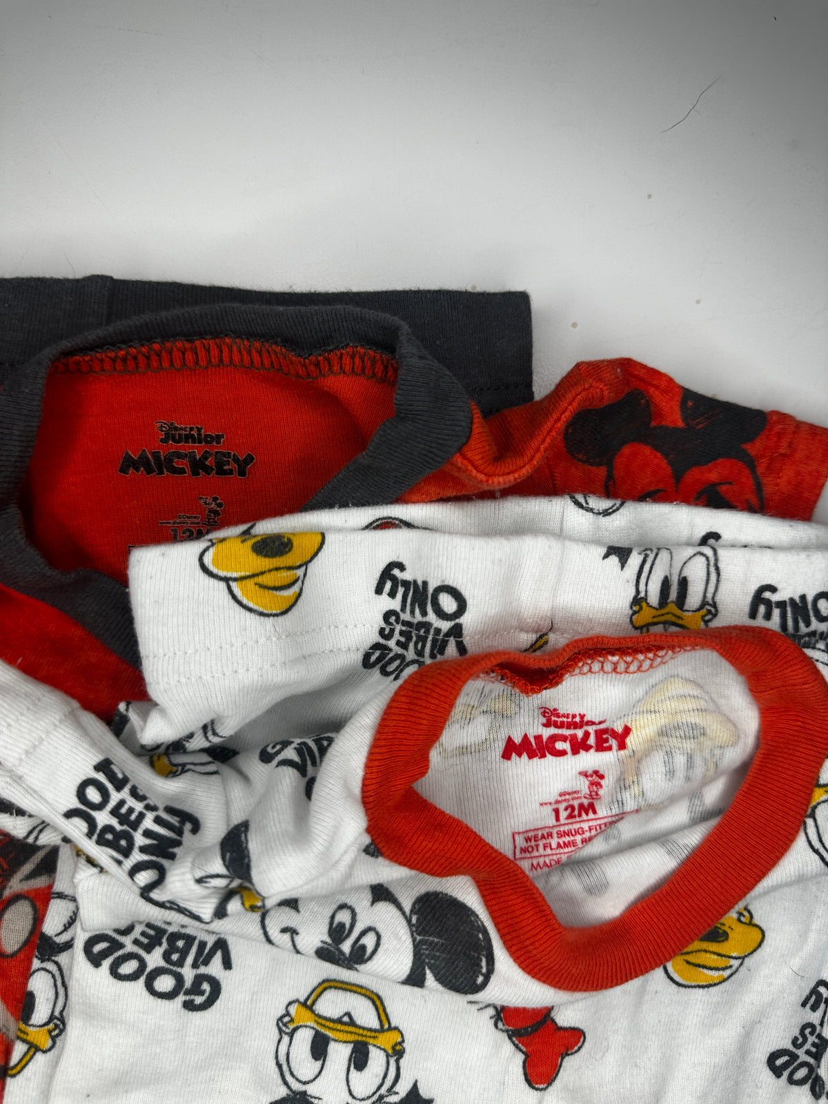 Seller #40 Disney Mickey Mouse pajama bundle size 12 month
