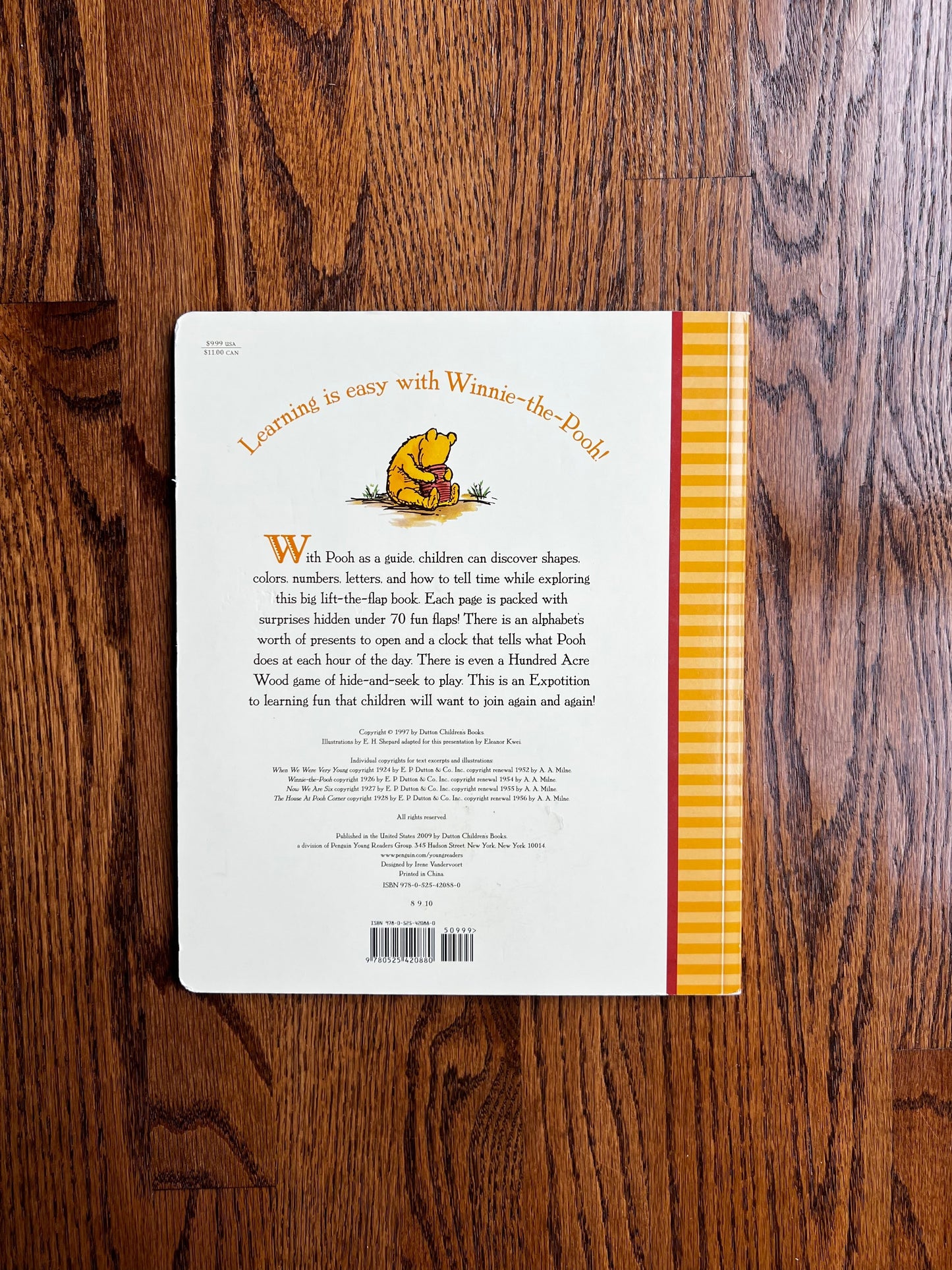 Seller #115 - Winnie-the-Pooh’s Giant Lift-a-Flap Book, EUC