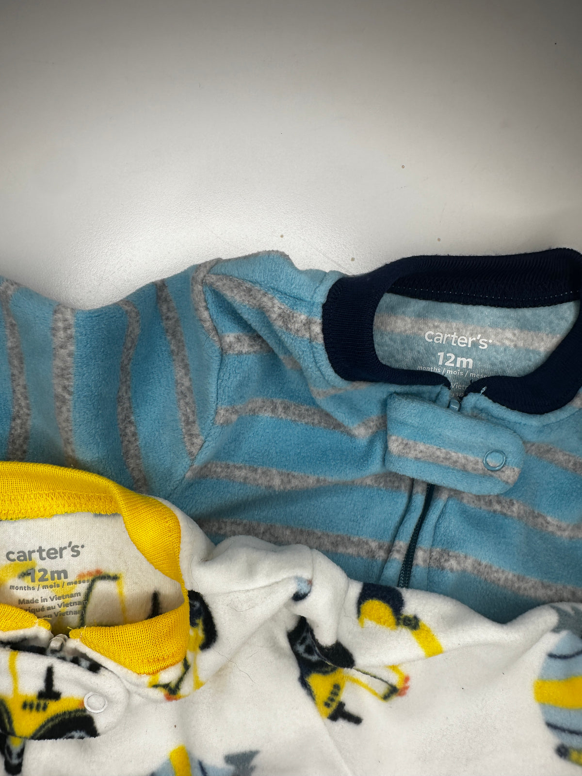 Seller #40 Carter's fleece footie pajamas size 12 month