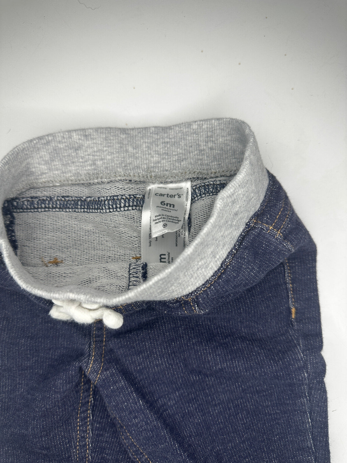 Seller #40 Carter's baby jeans size 6 month (1 of 2)