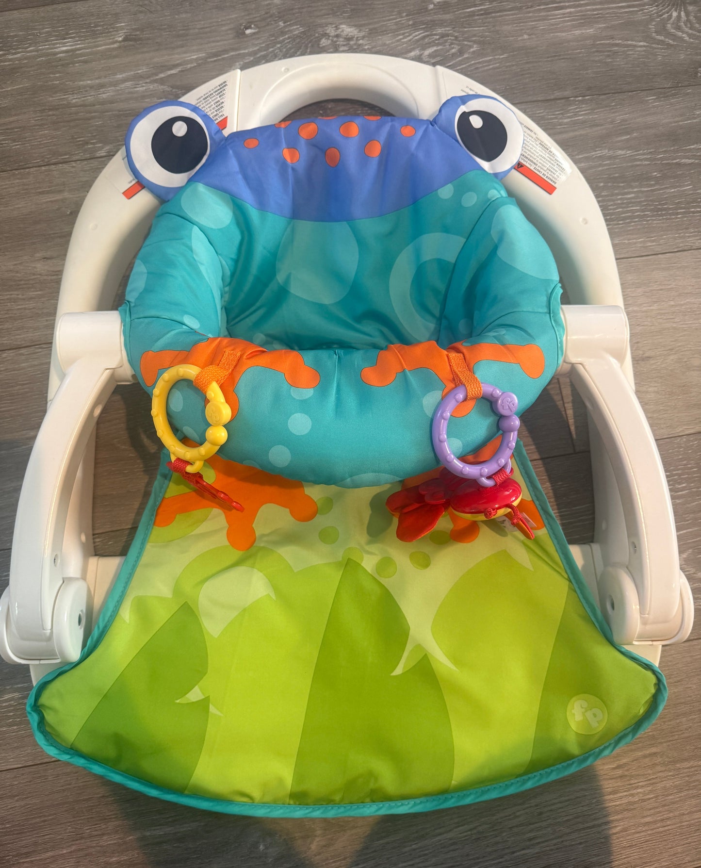 Fisher Price Frog sit me up foldable floor seat