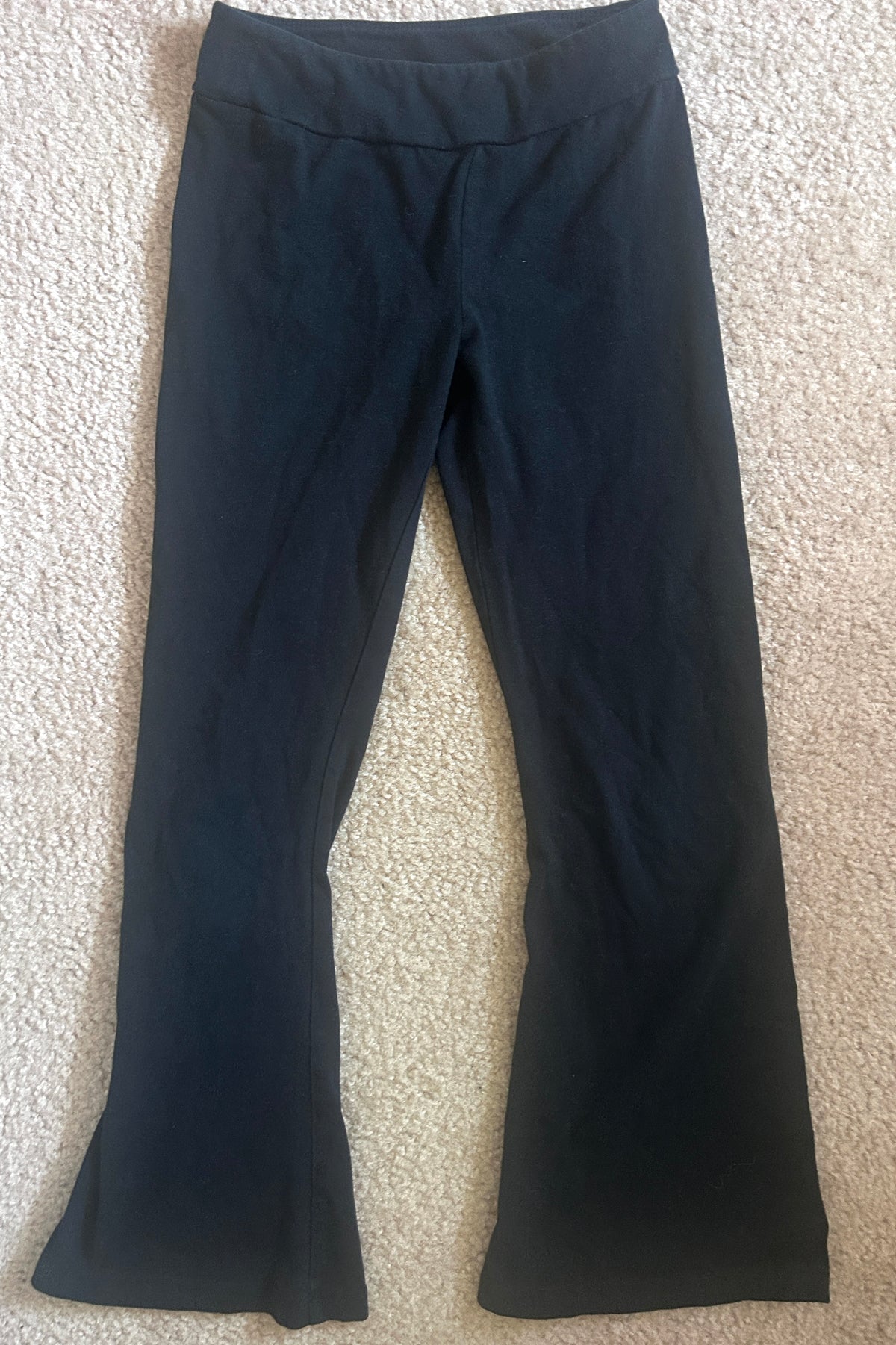 #15 Cat and Jack M (8) Black Flare Leggings