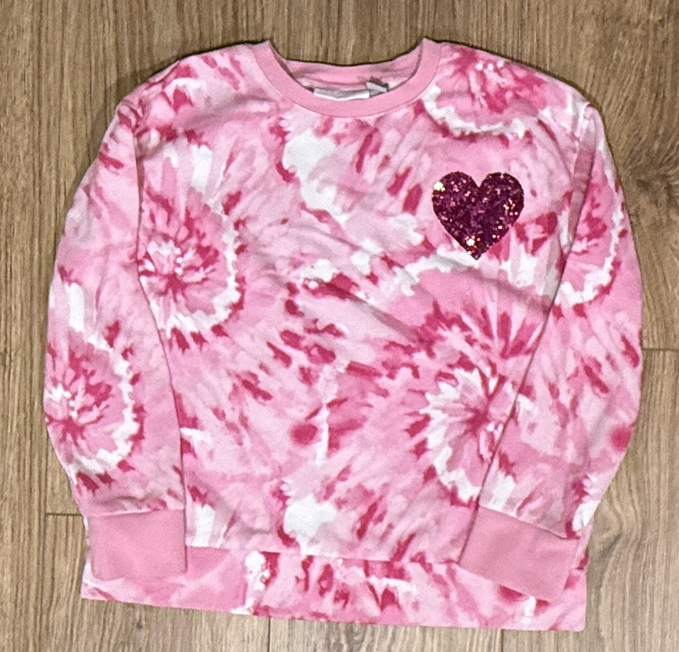 Seller #100 Girls Size 7/8 Children's Place Heart Sweatshirt