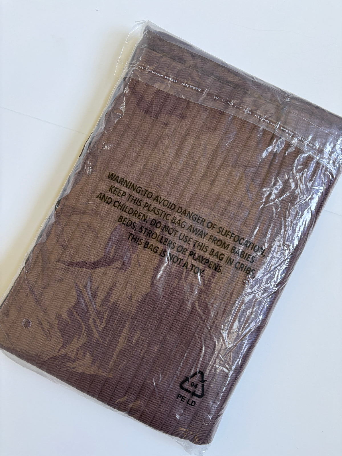 Seller #105 - Brown Kate Quinn Ribbed Blanket NWT