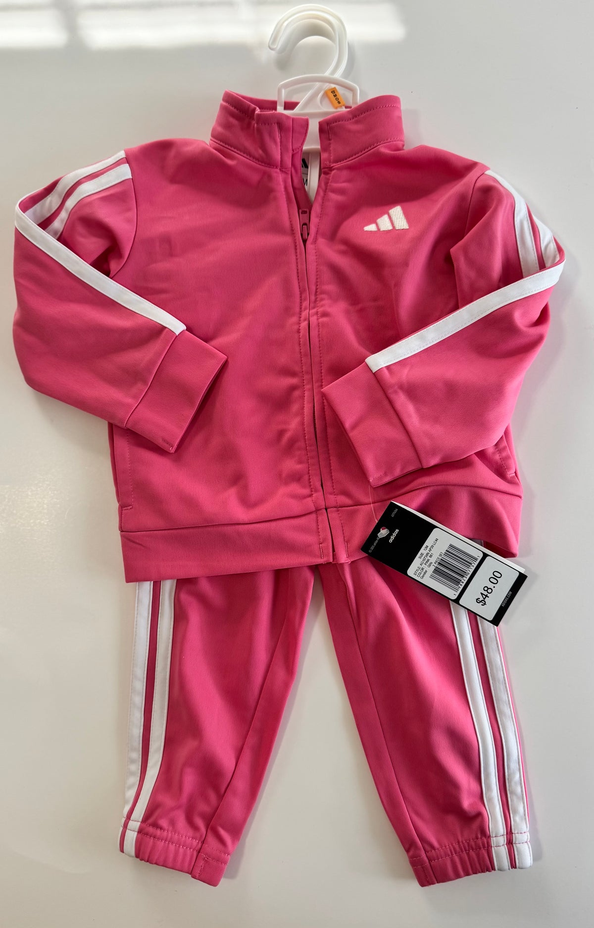 Seller #29 NWT Adidas 12 Months Girls Pink Sweatsuit