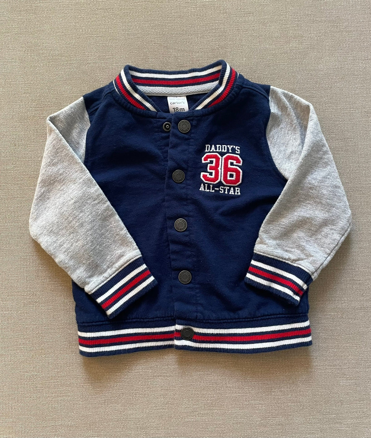 Seller #12 | Carters Boys Athletic Jacket | EUC | Size 18 months