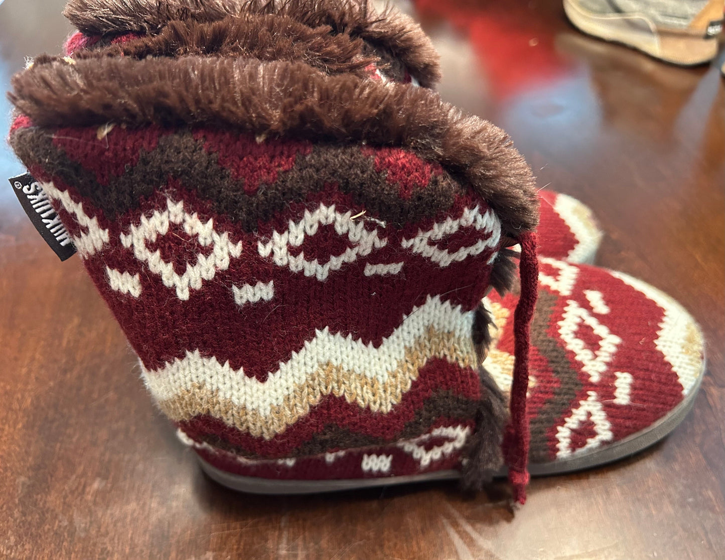 Reduced! Seller #18 furry Mukluks womens size 9-10