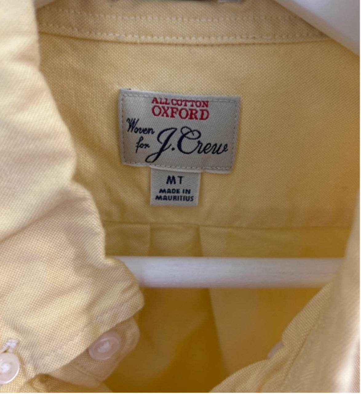 Seller #60, Men's J.Crew Oxford, Size Medium Tall