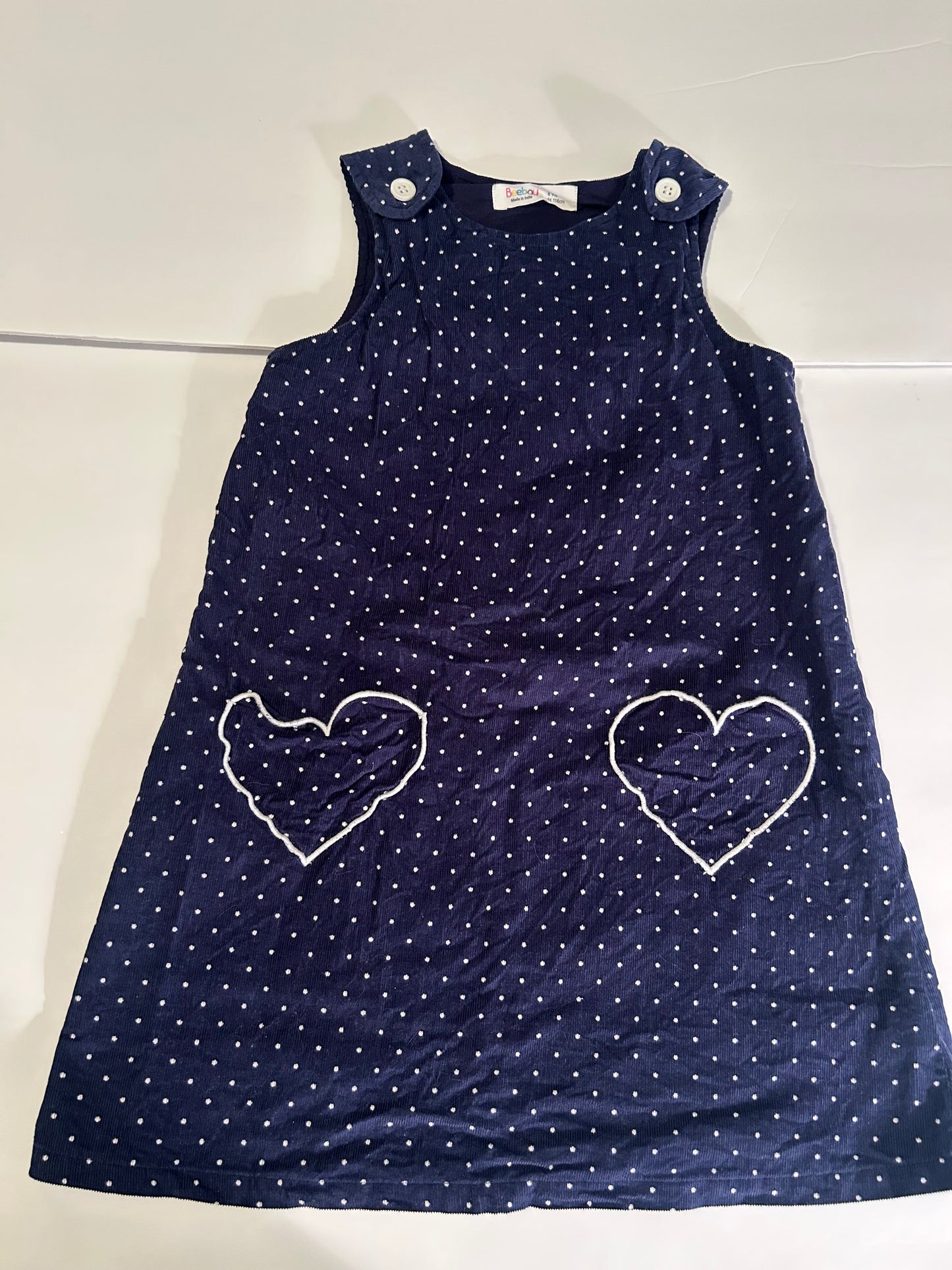 Seller #145 Beebay size 6 navy thin corduroy jumper